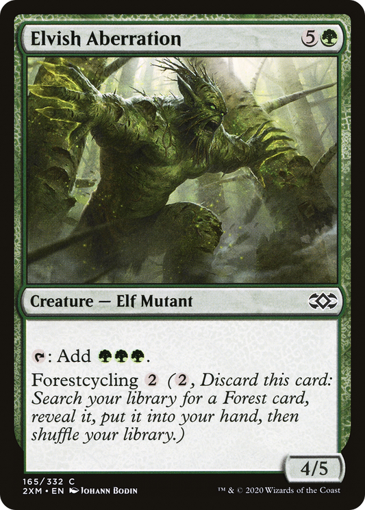 Elvish Aberration [Double Masters] Foil