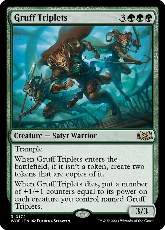 Gruff Triplets [Wilds of Eldraine] Foil
