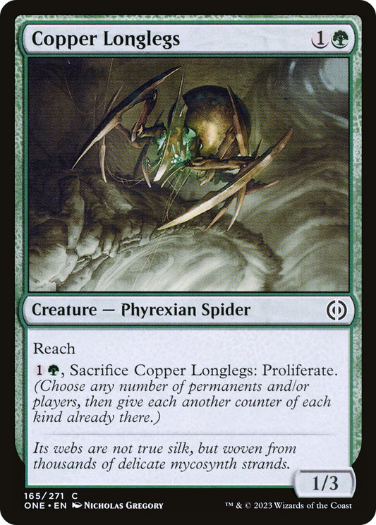 Copper Longlegs [Phyrexia: All Will Be One] Foil