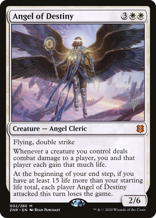 Angel of Destiny (Promo Pack) [Zendikar Rising Promos] Foil