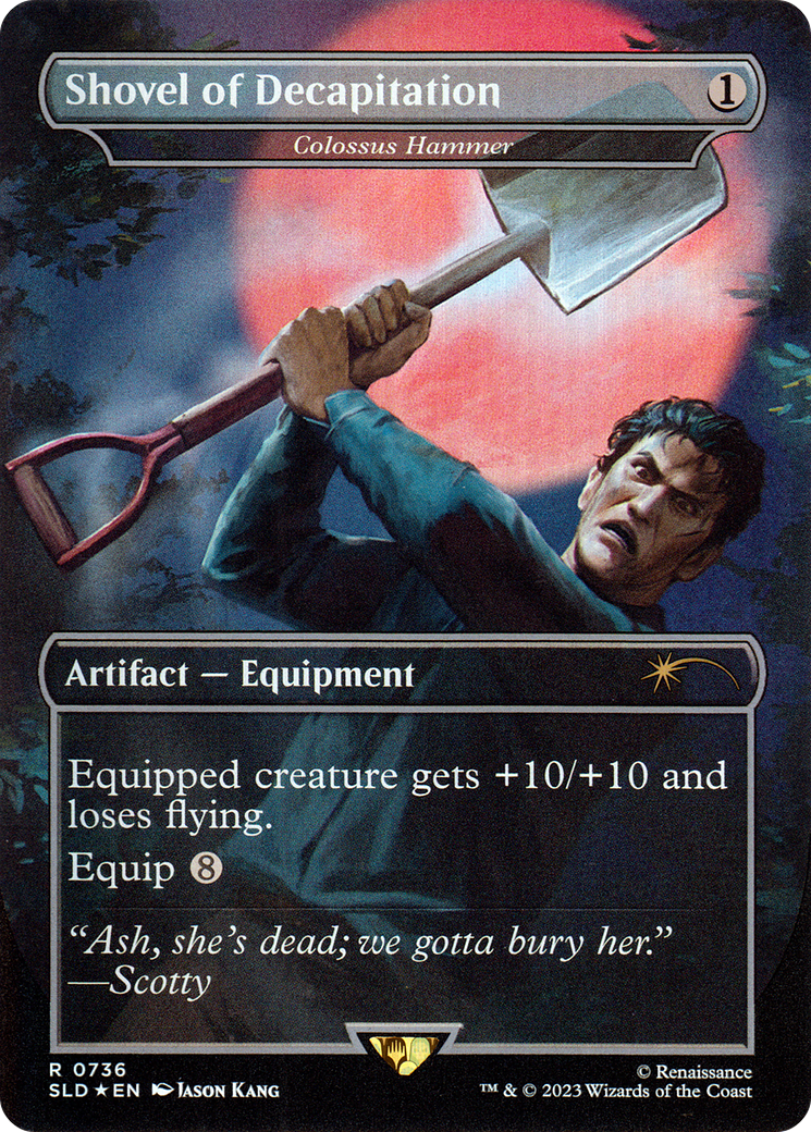 Shovel of Decapitation - Colossus Hammer [Secret Lair Drop Series] Foil