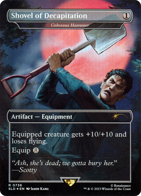 Shovel of Decapitation - Colossus Hammer [Secret Lair Drop Series] Foil