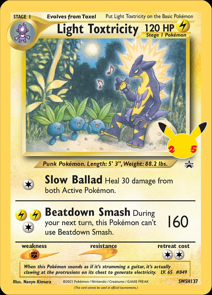 Light Toxtricity (SWSH137) (Jumbo Card) [Sword & Shield: Black Star Promos] | Silver Goblin