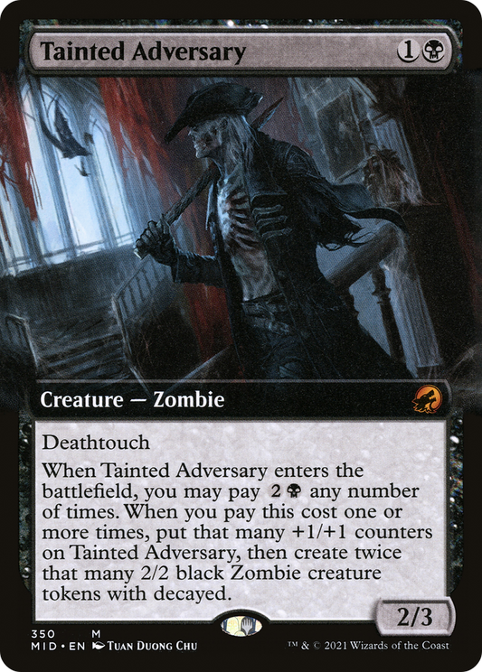 Tainted Adversary (Extended Art) [Innistrad: Midnight Hunt]