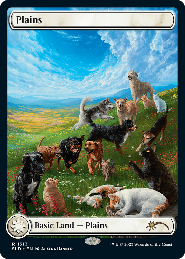 Plains (1513) [Secret Lair Commander Deck: Raining Cats and Dogs] | Silver Goblin