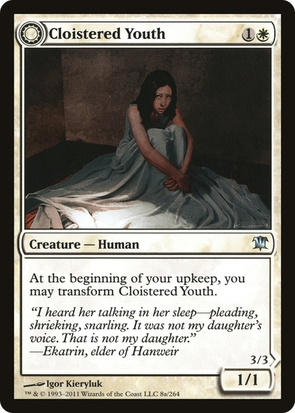 Cloistered Youth // Unholy Fiend [Innistrad] Foil