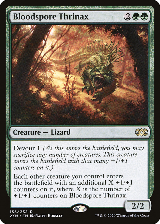 Bloodspore Thrinax [Double Masters] Foil