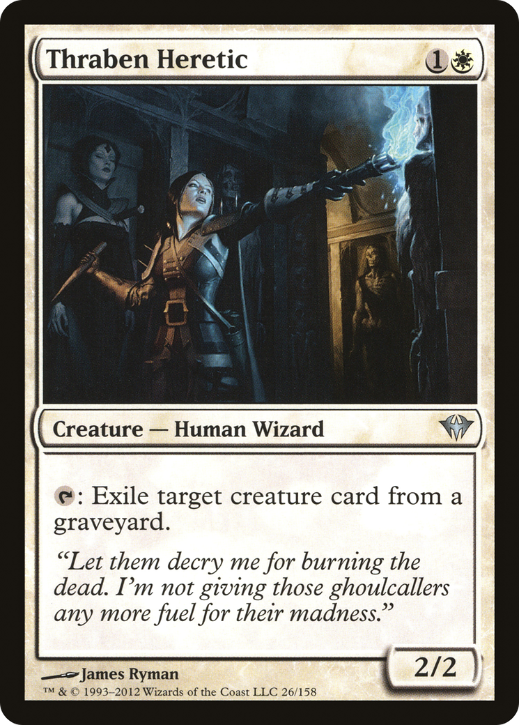 Thraben Heretic [Dark Ascension] Foil