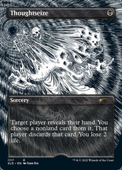 Thoughtseize (Borderless Etched Foil) [Secret Lair Drop Series] | Silver Goblin