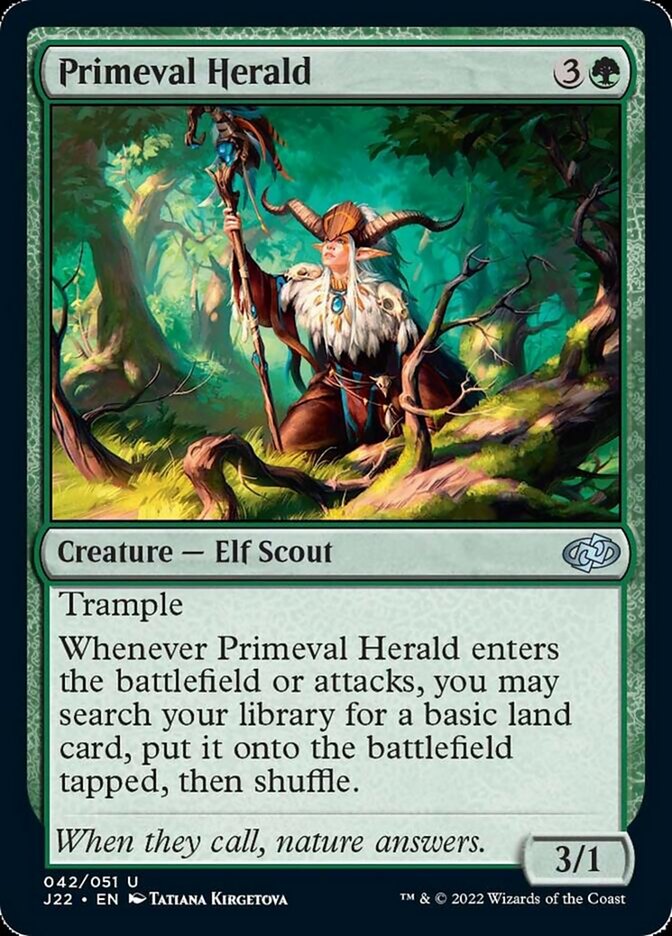 Primeval Herald [Jumpstart 2022] | Silver Goblin