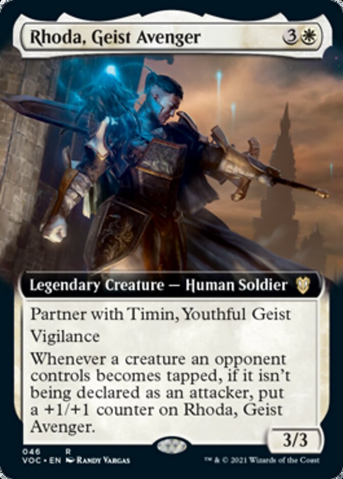 Rhoda, Geist Avenger (Extended Art) [Innistrad: Crimson Vow Commander] | Silver Goblin