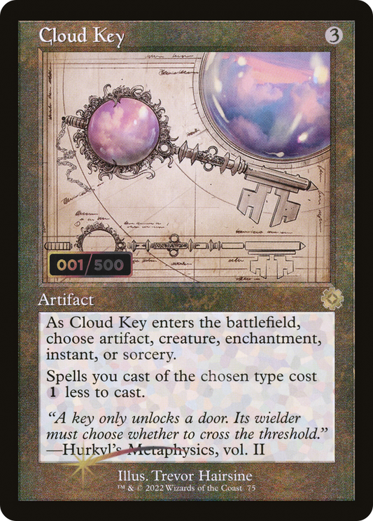 Cloud Key (Retro Schematic) (Serialized) [The Brothers' War Retro Artifacts]