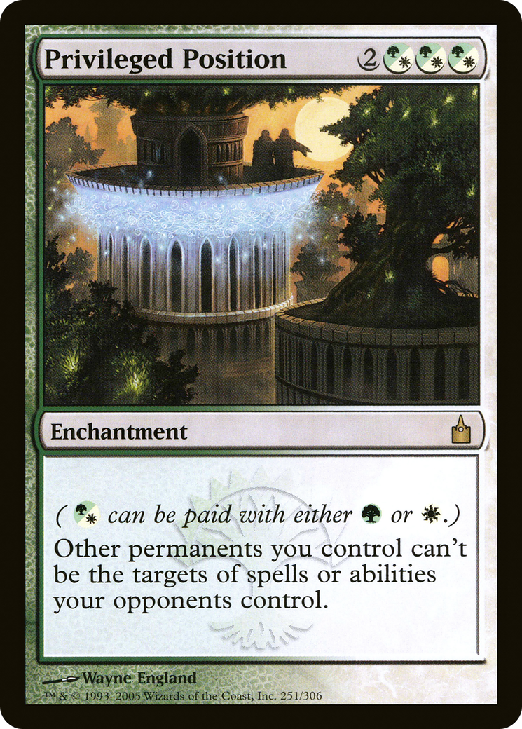 Privileged Position [Ravnica: City of Guilds] Foil