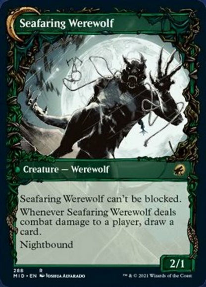 Suspicious Stowaway // Seafaring Werewolf (Showcase Equinox) [Innistrad: Midnight Hunt] Foil
