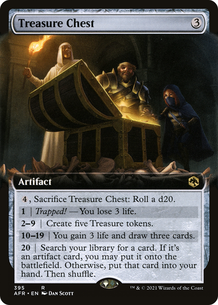 Treasure Chest (Extended Art) [Dungeons & Dragons: Adventures in the Forgotten Realms] Foil