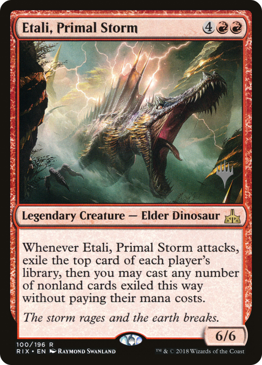 Etali, Primal Storm (Promo Pack) [Rivals of Ixalan Promos] Foil