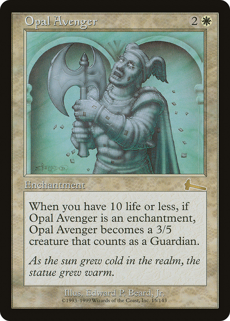 Opal Avenger [Urza's Legacy] Foil