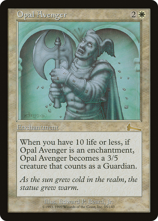 Opal Avenger [Urza's Legacy] Foil