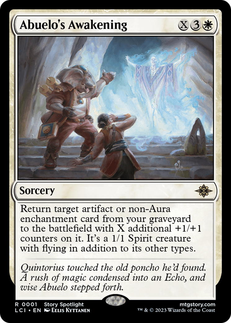 Abuelo's Awakening [The Lost Caverns of Ixalan] Foil