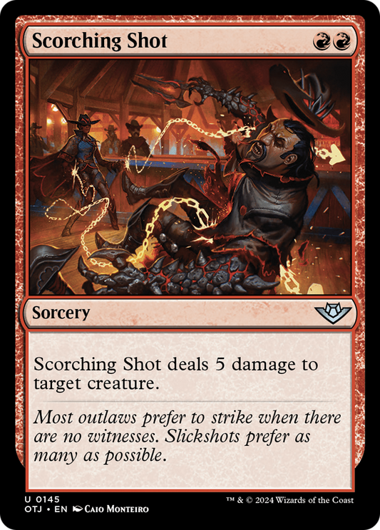 Scorching Shot [Outlaws of Thunder Junction] Foil