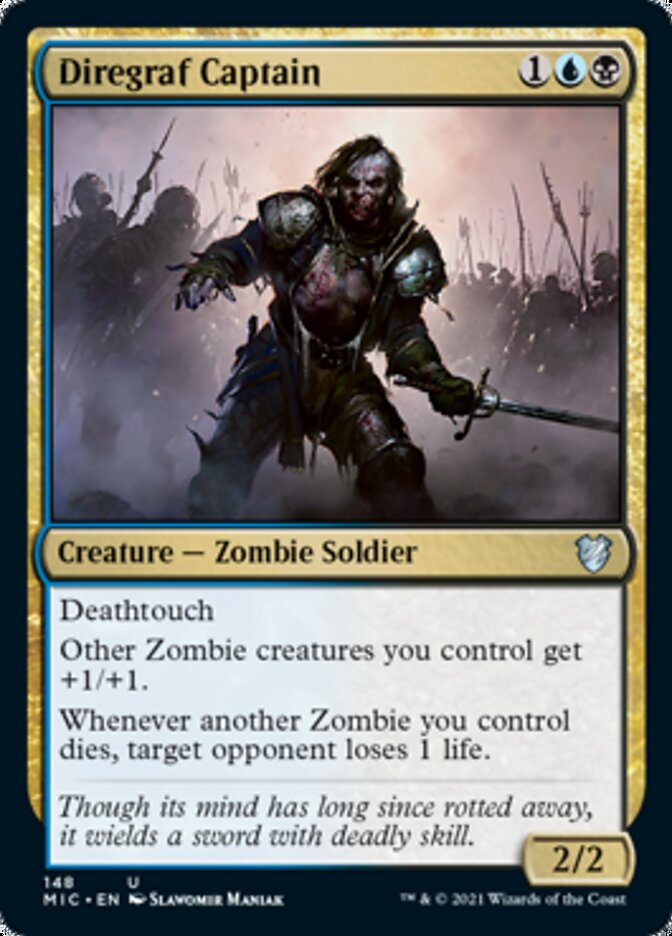 Diregraf Captain [Innistrad: Midnight Hunt Commander] | Silver Goblin