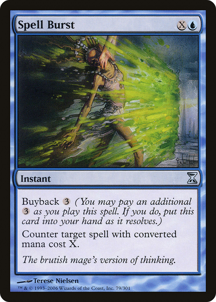 Spell Burst (079) - Time Spiral Foil