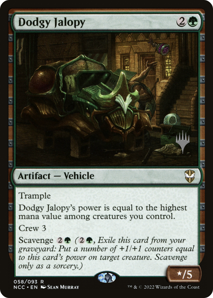 Dodgy Jalopy (Promo Pack) [Streets of New Capenna Commander Promos] | Silver Goblin