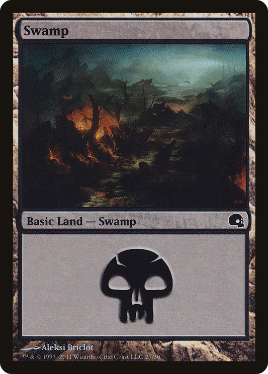 Swamp (27) [Premium Deck Series: Graveborn]