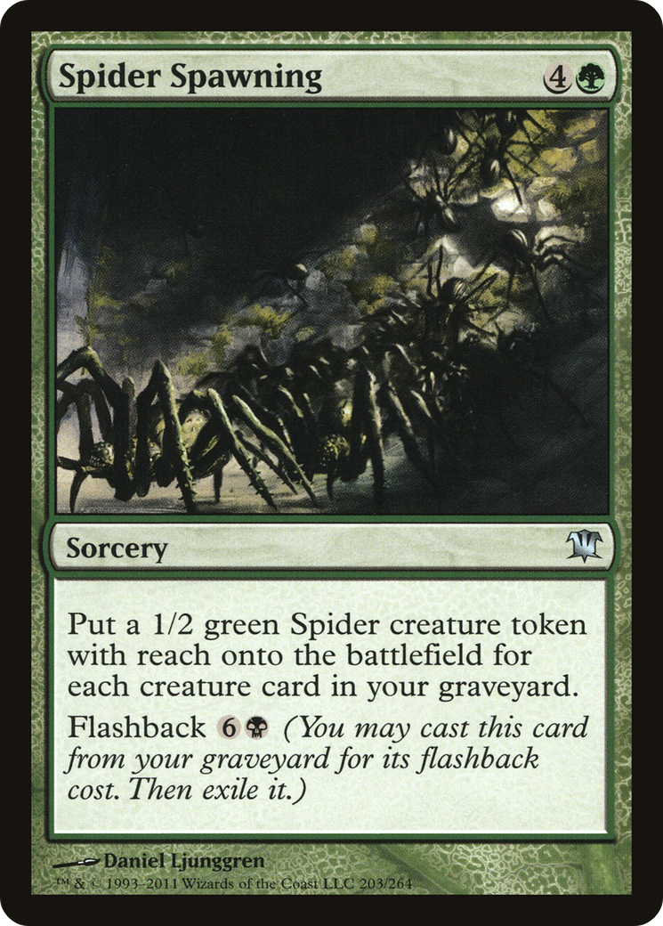 Spider Spawning (203) Foil - Innistrad