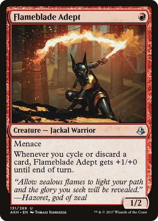 Flameblade Adept [Amonkhet] Foil