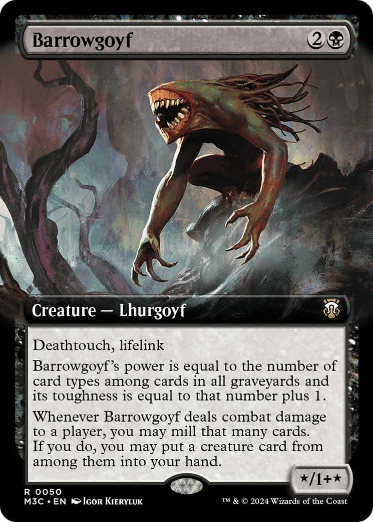 Barrowgoyf (Extended Art) [Modern Horizons 3 Commander] Foil