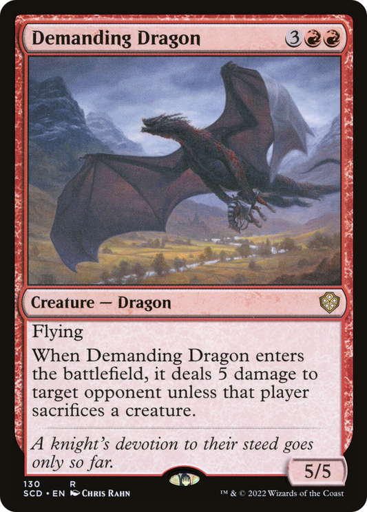 Demanding Dragon [Starter Commander Decks]