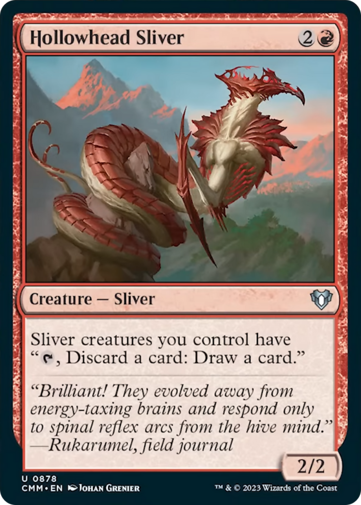 Hollowhead Sliver [Commander Masters] | Silver Goblin