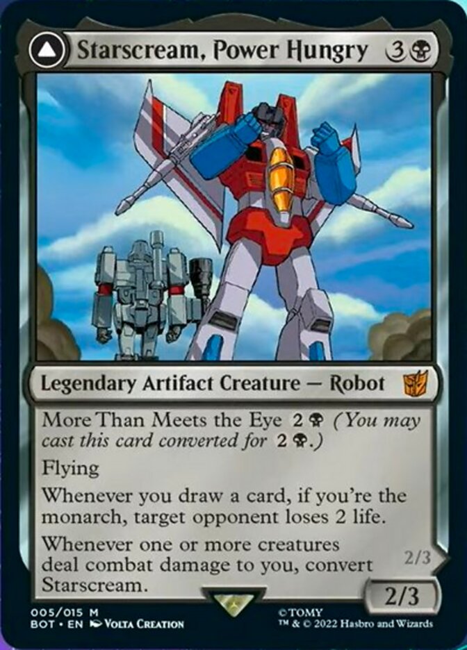 Starscream, Power Hungry // Starscream, Seeker Leader [Transformers] Foil