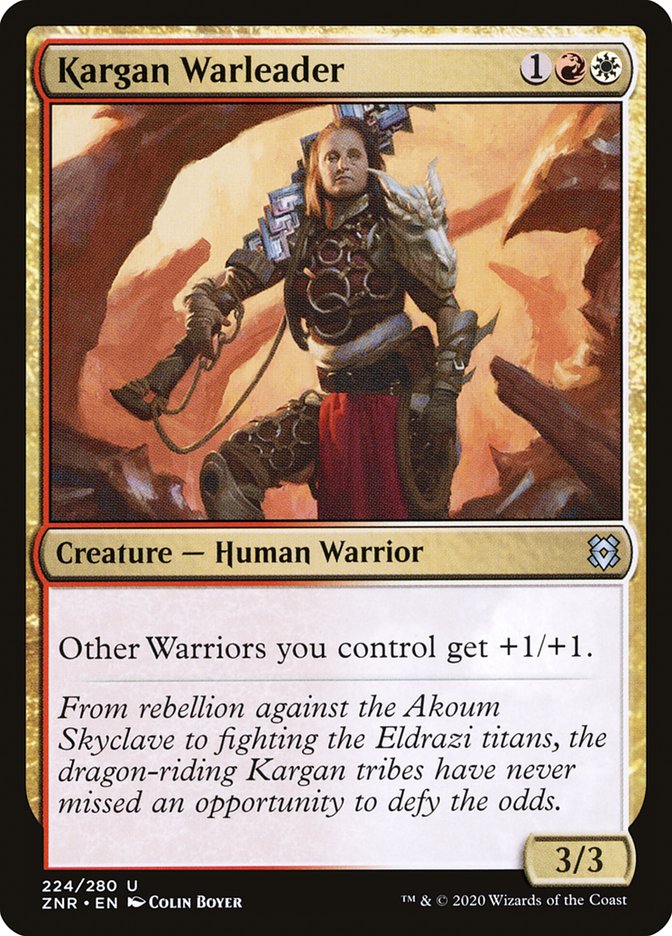 Kargan Warleader [Zendikar Rising] | Silver Goblin