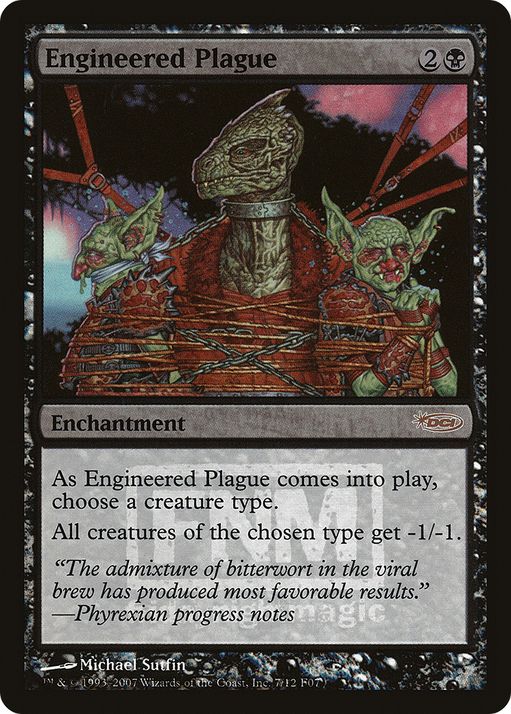 Engineered Plague [Friday Night Magic 2007] | Silver Goblin