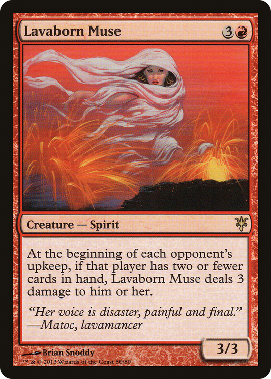 Lavaborn Muse [Duel Decks: Sorin vs. Tibalt]