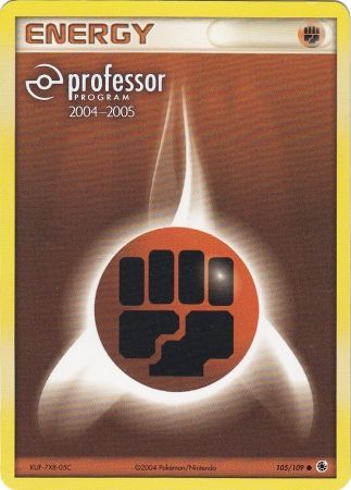 Fighting Energy (105/109) (2004 2005) [Professor Program Promos] | Silver Goblin