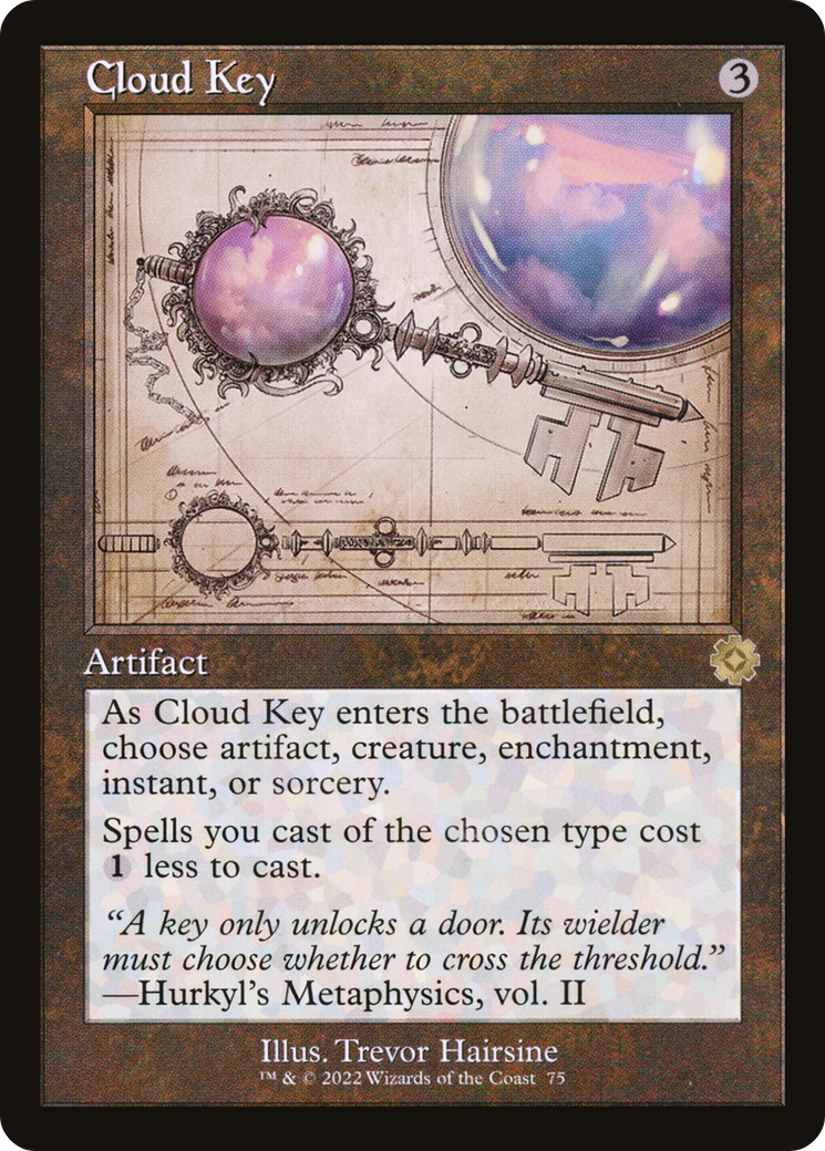 Cloud Key (Retro Schematic) [The Brothers' War Retro Artifacts] | Silver Goblin