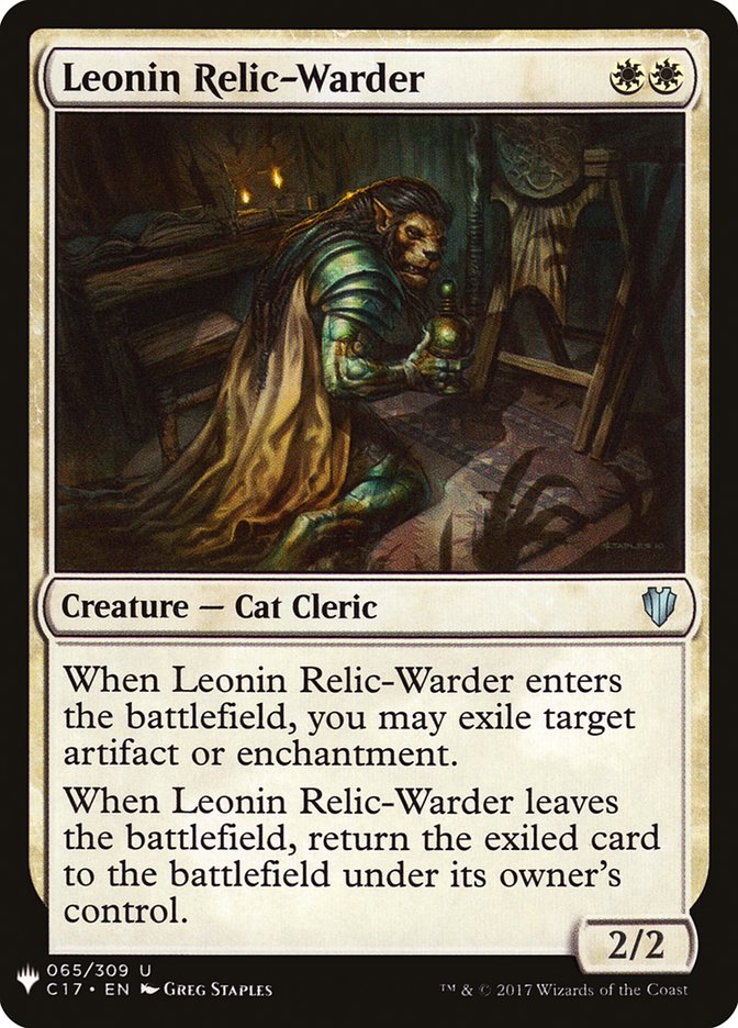 Leonin Relic-Warder [Mystery Booster] | Silver Goblin