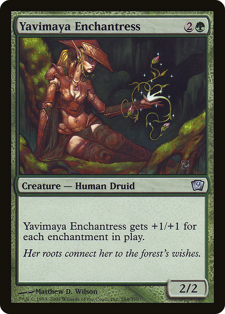 Yavimaya Enchantress (284) Foil - Ninth Edition