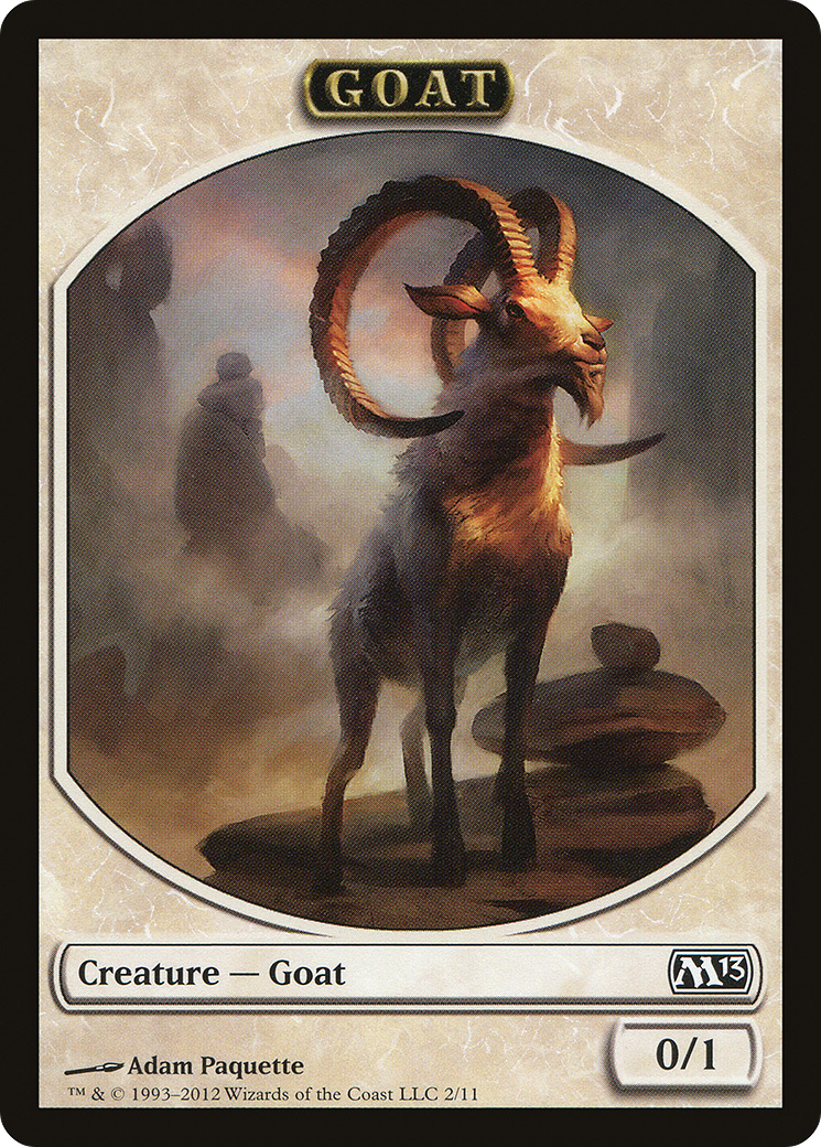 Goat Token (002) - Magic 2013 Tokens