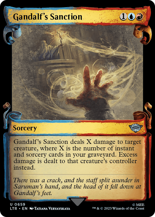 Gandalf's Sanction [The Lord of the Rings: Tales of Middle-Earth Showcase Scrolls] Foil