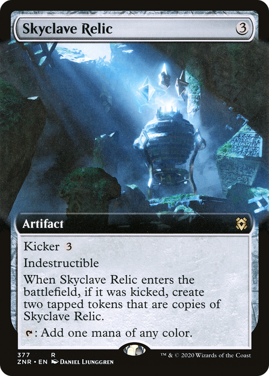 Skyclave Relic (Extended Art) [Zendikar Rising] Foil