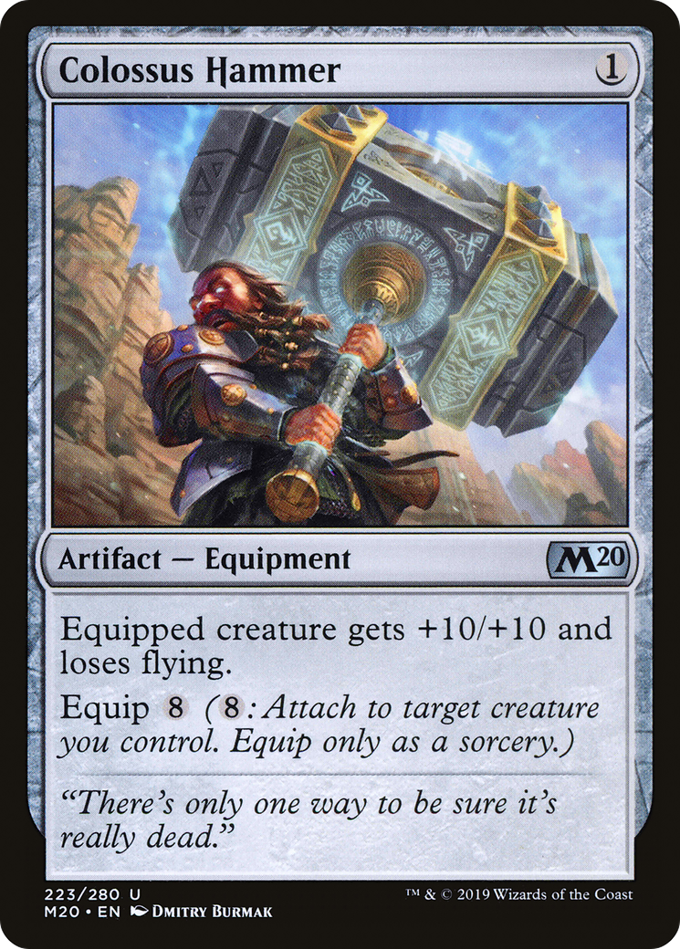 Colossus Hammer [Core Set 2020] Foil