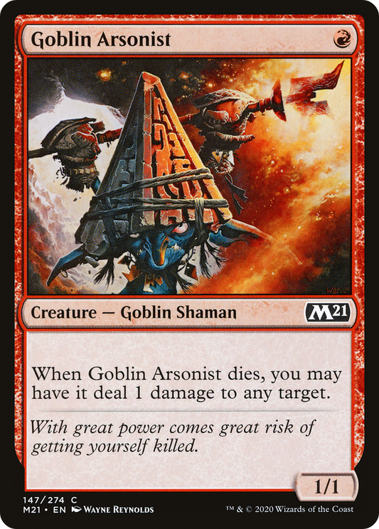 Goblin Arsonist [Core Set 2021] Foil