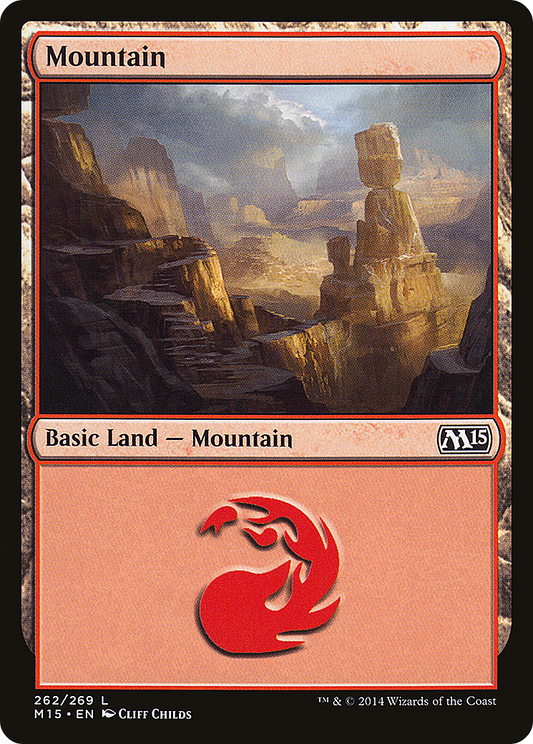 Mountain (262) [Magic 2015] Foil