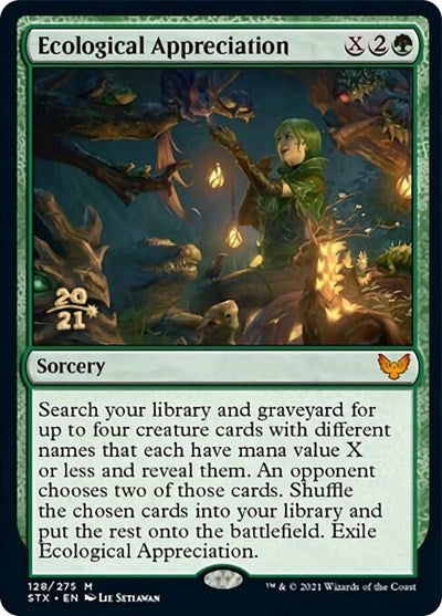 Ecological Appreciation [Strixhaven: School of Mages Prerelease Promos] | Silver Goblin