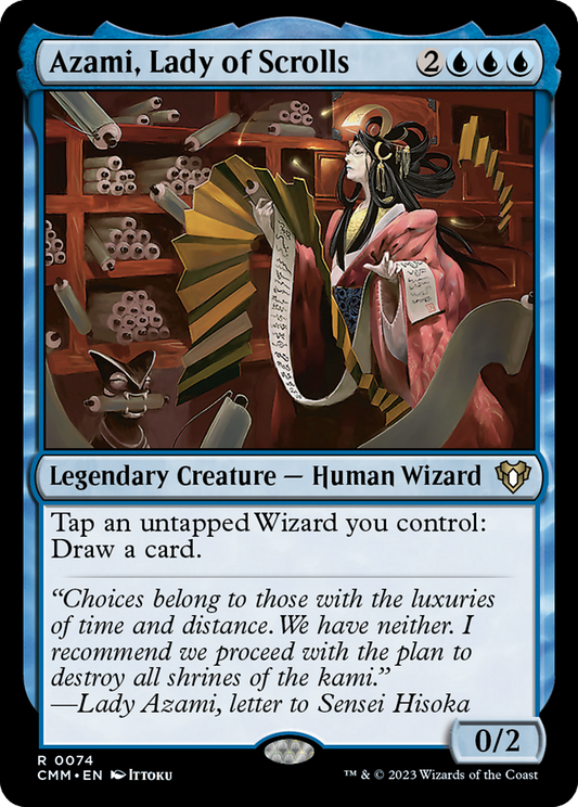 Azami, Lady of Scrolls [Commander Masters] Foil