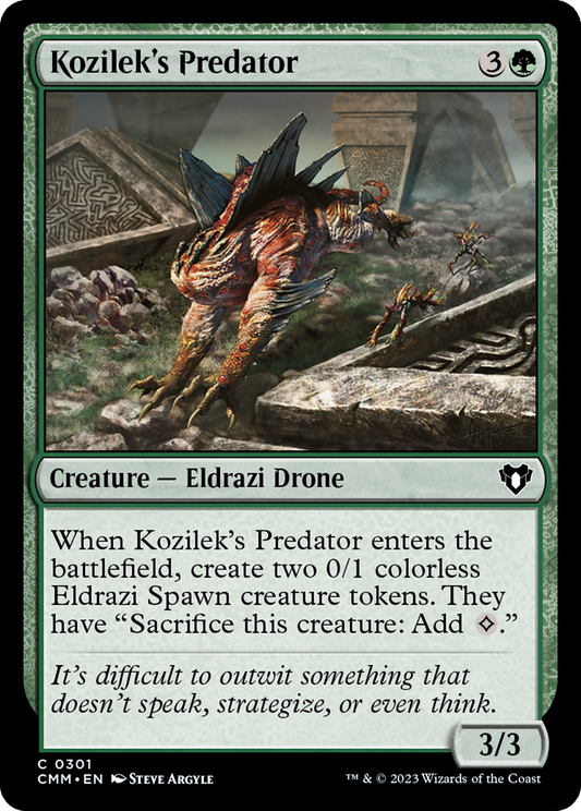 Kozilek's Predator [Commander Masters] Foil